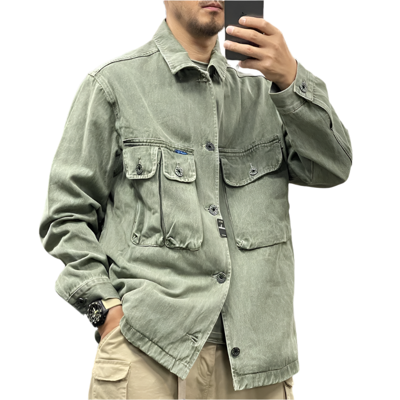 Vintage Overall Casual Jacket