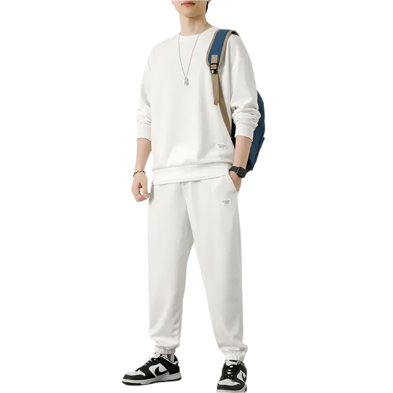 Men's Waffle Knit Jogger Set