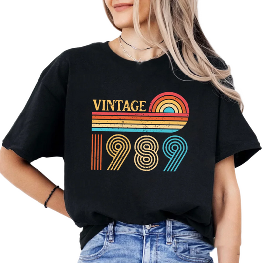 Vintage Summer Cotton T-Shirt