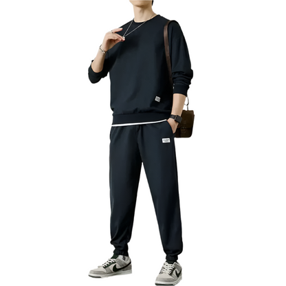 Men's Waffle Knit Jogger Set